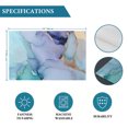 thumbnail image 5 of Purple Teal Golden Marble Placemats Set of 12, Abstract Modern Geometric Washable Wipeable Table Mats for Dining Tables, Indoor Outdoor Kitchen Place Mats for Holiday Party Table Decor, 5 of 9