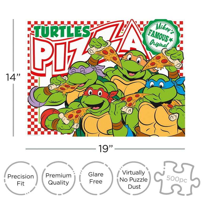 TMNT Kids 500 Piece Jigsaw Puzzle: Teenage Mutant Ninja Turtles TMNT Kids 500 Piece Jigsaw Puzzle: Teenage Mutant Ninja Turtles