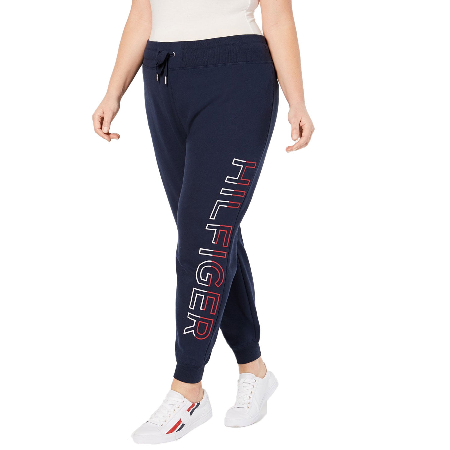 Tommy Hilfiger Womens Logo Jogger Pants