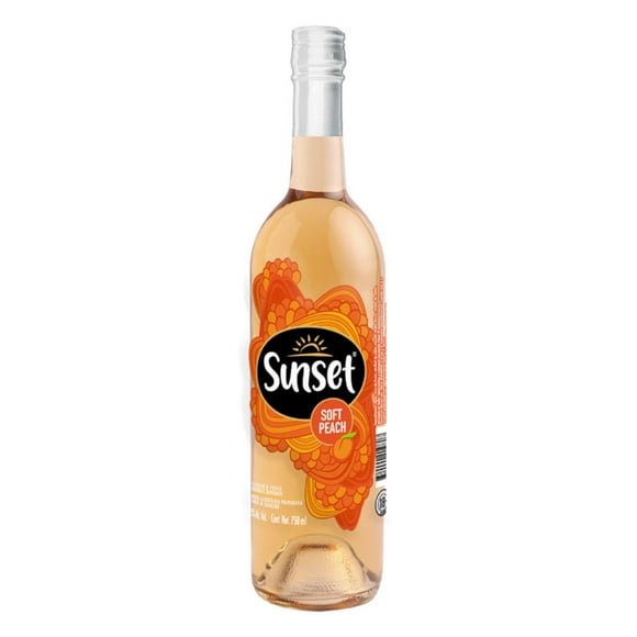 Pack de 4 Licor Sunset Soft Peach Durazno 750 ml