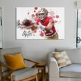thumbnail image 6 of Christian McCaffrey American Football Players Sports Celebrity Canvas Wall Art Posters For Room Aesthetic And Decor 27 Poster For Bedroom Bathroom Living Room Office Kitchen Decor, 6 of 8
