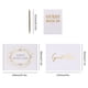 thumbnail image 4 of Elegante libro de visitas para bodas. Incluye bolígrafo y cartel para invitados., 4 of 8