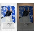 thumbnail image 2 of Rat Terrier Winter Snowflakes Holiday Ceramic Night Light, 2 of 2