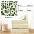 thumbnail image 6 of Yayeee 6 Pack Kitchen Dish Cloths for Washing Dishes Soft Absorbent Microfiber Towels, Green Geometric, 6 of 9