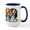 White/Navy Inside, variant on CafePress - 3 Beagles Mugs - 15 oz Ceramic Large White Novelty Mug