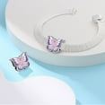 thumbnail image 4 of KUNSIR 925 Sterling Silver Charm Violet Butterfly Beads For Bracelet or Necklace DIY Jewelry Gifts, 4 of 6