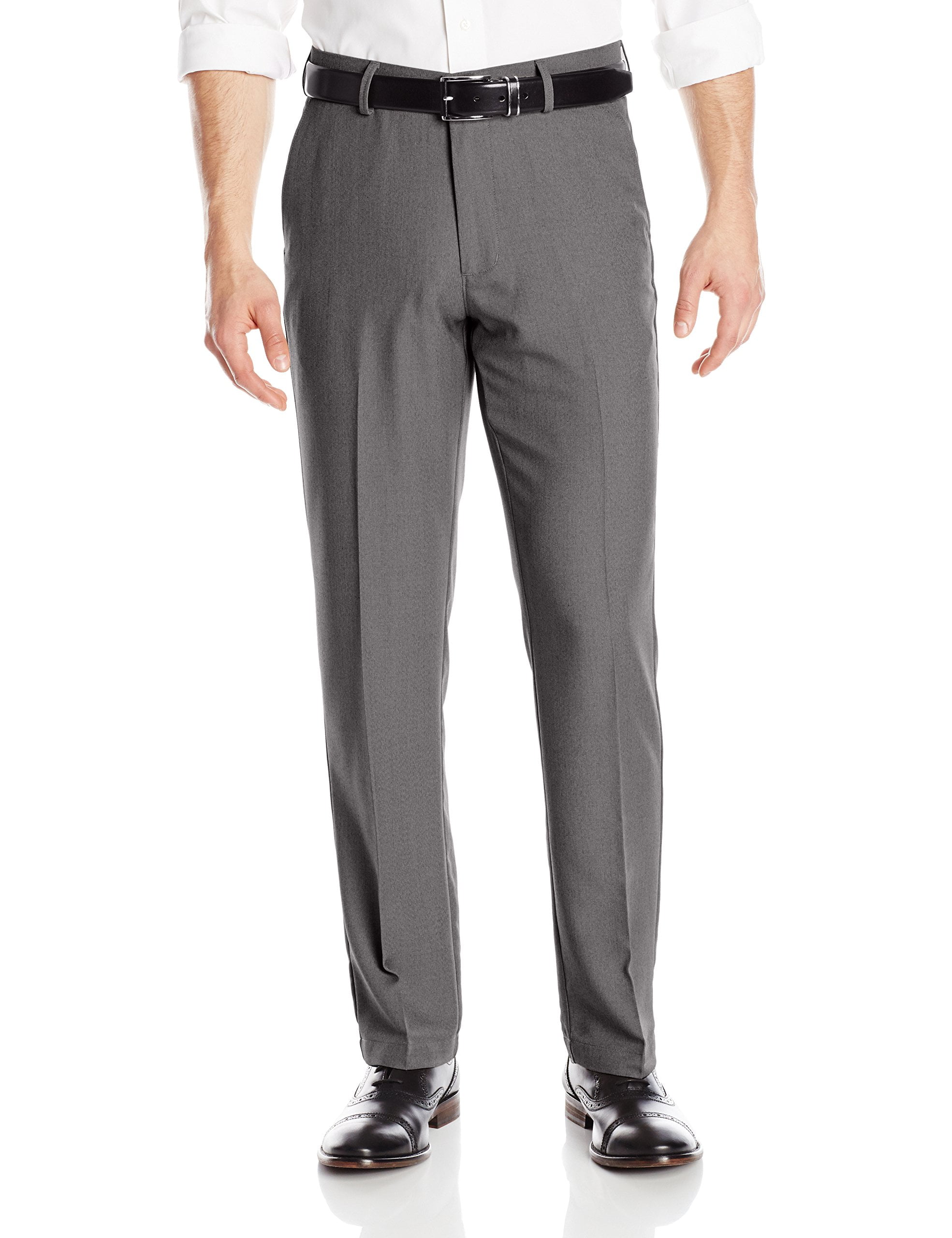 Haggar - Mens Pants 32X30 Slim Fit Mid-Rise Khaki Stretch 32 - Walmart ...
