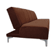 thumbnail image 4 of Sofa Cama Reclinable El Bazar Store Miami Chocolate terciopelo, Futon 3 posiciones, Sala, 4 of 6