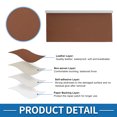 thumbnail image 5 of Unique Bargains Self Adhesive Leather Repair Patch Strong Stickiness Leather Repair Tape Faux Leather1 Pcs Coffee 39" x 53.9", 5 of 7