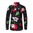 thumbnail image 3 of Awdenio Chemise de Noël Décontractée Automne et Hiver pour Hommes Manches Longues, 3 of 5