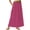 Hot Pink, variant on Women's High Waisted Long Skirt Loose Fit A-Line Maxi Skirt with Hollow Out Patchwork Multi-layer Pleated Elegant Boho Casual Party Beach Vacation, Pink XXL