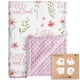 thumbnail image 1 of Manta para bebé CIVARUA KIDS Minky Floral 76 x 102 cm Rosa, 1 of 9