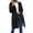 Black(Jackets), variant on Trench Coats for Women Long Hooded Lightweight Zip-Up Windbreaker Jacket with Striped Lining