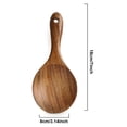 thumbnail image 2 of Bewildely Cuchara de madera amarilla de madera de bambú de la cocina para la categoría alimenticia del arroz y de la sopa y segura para el Cocina y Comedor, 2 of 6