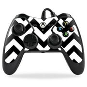 MightySkins PREXBONCO-Black Chevron Skin for PowerA Pro Ex XBox One Controller Case Wrap Cover Sticker - Black Chevron