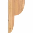 thumbnail image 3 of 3 1/2"W x 12"D x 24"H Crestline Smooth Corbel, Western Red Cedar, 3 of 9