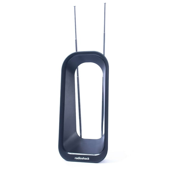 RadioShack Digital Indoor Antenna –  Full HD, Enhanced VHF Reception, Wide Frequency Range (174-862MHz), Compact Size