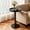 Black, variant on ManyFun Round Side Table, Wood Drink Table for Small Spaces, Round End Table for Living Room, Bedroom, Sofa Couch, Corners (Modern, Brown)
