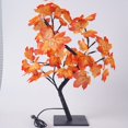 thumbnail image 5 of 24 LED iluminación de mesa árbol de arce con pilas, luz de decoración de mesa de Acción de Gracias, hoja de arce y bellota árboles de otoño para interior hogar dormitorio decoración de otoño, 5 of 5