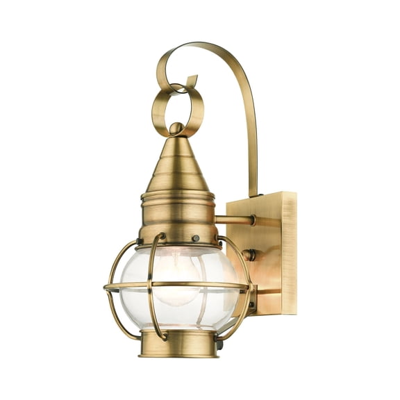 Livex Lighting - Newburyport - 1 Light Outdoor Wall Lantern in Bohemian Style -