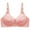 Pink, variant on Itsame 1 Pack Everyday Casual Bra Set Womens Full Support Bra Standard Straps Printed Wireless Comfort Bralette Pink Size L