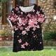 thumbnail image 5 of Camisas de Manga Corta para las Mujeres Casual Cuello Redondo Cómodo Regular de Lino Blusa Botón Superior Verano Manga Corta Tops para las Mujeres, 5 of 5