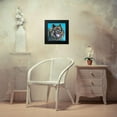 thumbnail image 4 of Vitaletti, Carolee 15x15 Black Modern Framed Museum Art Print Titled - Kaleidoscope Dog III, 4 of 5