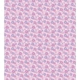 thumbnail image 3 of Floral Duvet Cover Set, Shabby Flower Petals Motif Retro Feminine Japanese Kimono Blossoms Ethnic, Decorative 3 Piece Bedding Set with 2 Pillow Shams, Calking Size, Rose and Dark Magenta, by Ambesonne, 3 of 3