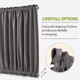 thumbnail image 3 of 1 Piece Door Curtain Panel - Room Darkening Rod Pocket Sliding Glass Door, 3 of 5