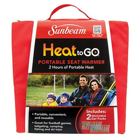 Sunbeam SSGP310-35 Heat to Go Portable Warming Stadium Seat, Garnet