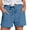 Blue, variant on Casual Pants for Women Casual Loose Solid Short Lounge Culottes Trousers Quick Dry Loose String Pants Lightweight Confy Trousers with Pockets for Women