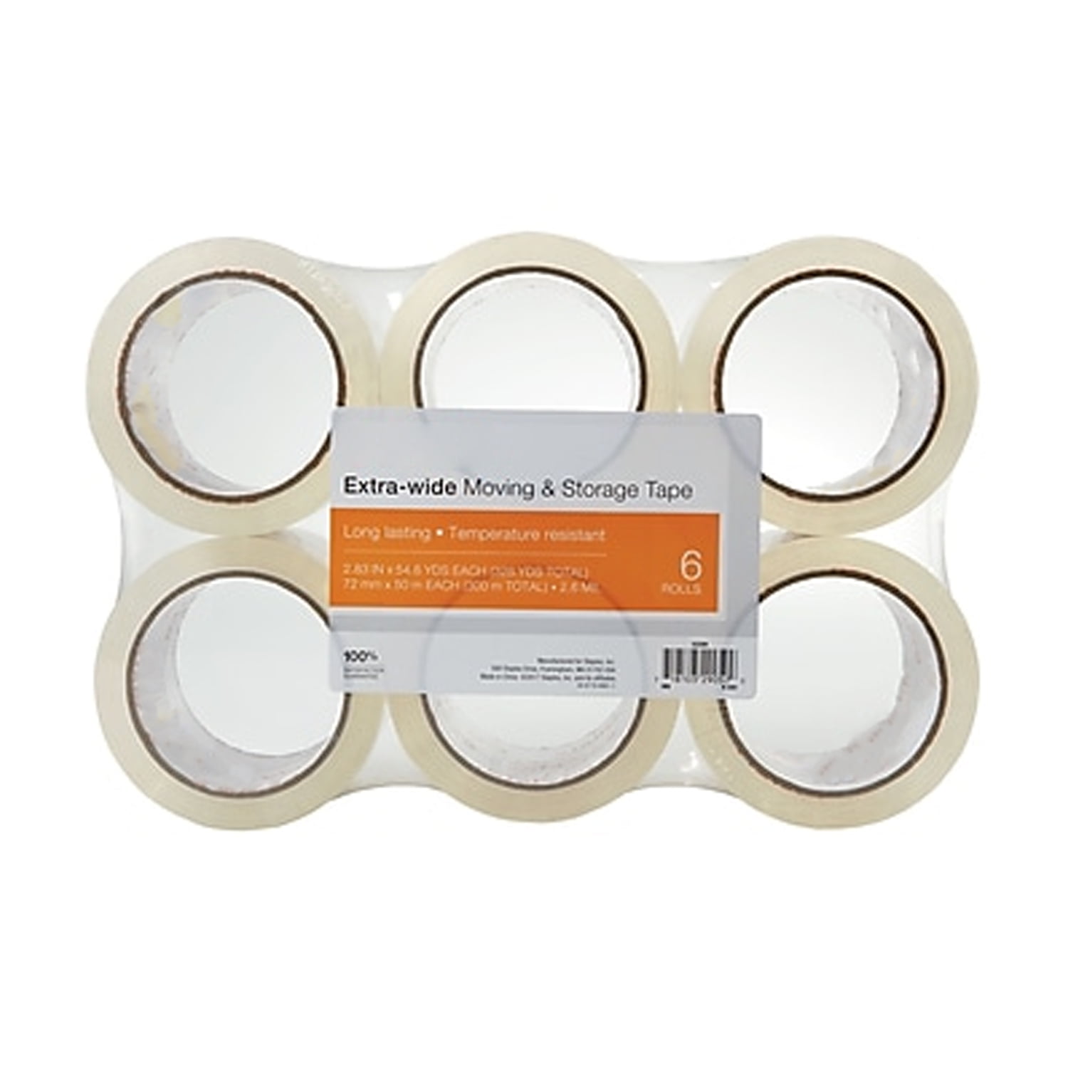 MyOfficeInnovations Moving & Storage Packing Tape 2.83" x 54.6 Yds