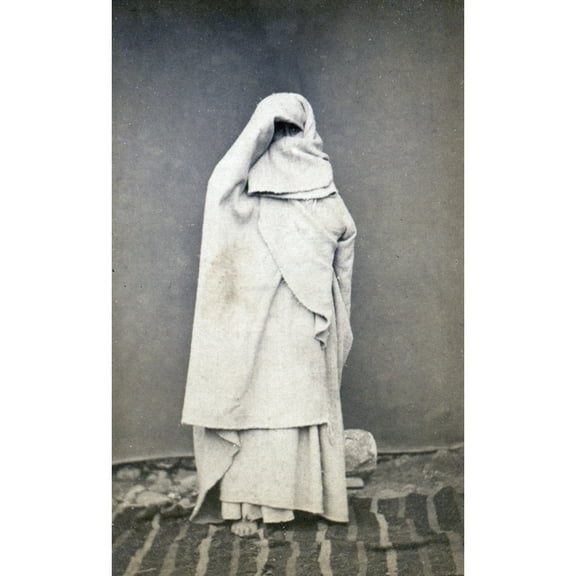 Woman Wearing A Chador History (18 x 24)