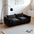 thumbnail image 4 of bokifol 2-Seat Modular Cloud Couch for Small Spaces,Easy to Assemble Cloud Couch for Living Room,Office,Black, 4 of 7