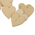 thumbnail image 5 of 25Pcs Unfinished Wood Crafts Small Wooden Heart Supplies 50mm, 5 of 8