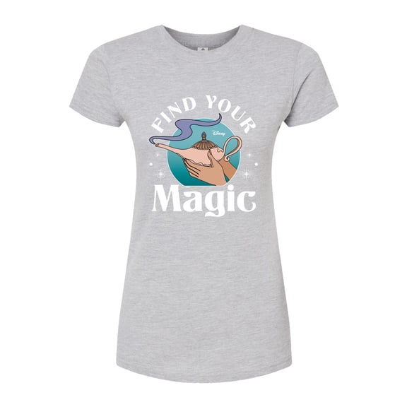 Disney Aladdin - Find Your Magic - Juniors Fitted Graphic T-Shirt