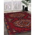 thumbnail image 2 of Ahgly Company Indoor Rectangle Traditional Cranberry Red Persian Area Rugs, 8' x 12', 2 of 6