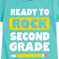 thumbnail image 3 of Instant Message - Ready To Rock Second Grade - Toddler And Youth Girls Short Sleeve Graphic T-Shirt, 3 of 6