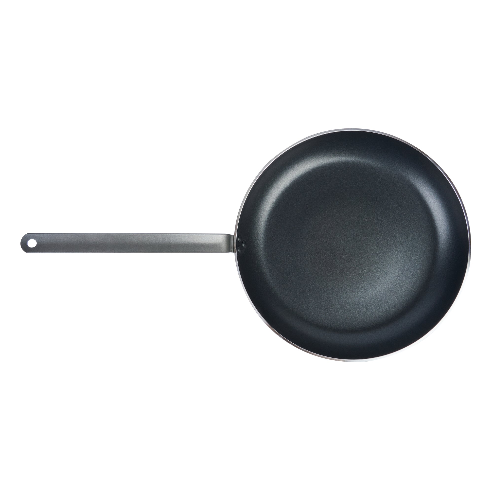 Met Lux Aluminum 16" Fry Pan - Non-Stick, Induction Ready, Heavy Duty - 1 count box