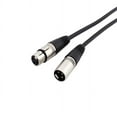 thumbnail image 2 of NARABB 2M XLR Cable Microphone Lead Male to Female Line Stereo Audio Adapter Plugs, 2 of 5
