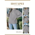 thumbnail image 3 of HOTAPEI Sweaters for Women 1/4 Zip Pullover Sweaters Long Sleeve Knitted Sweater Tops Winter Sweaters, 3 of 6