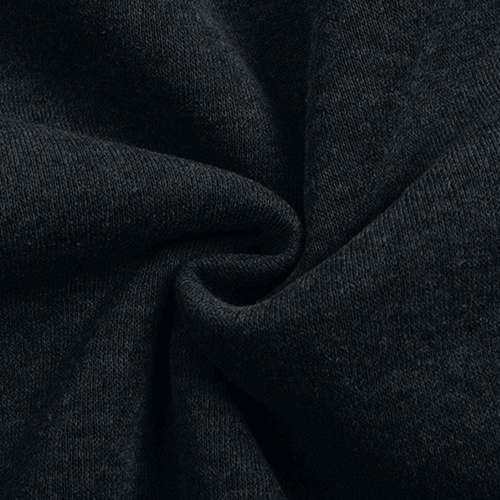 DPTALR George Women's Plus Size Solid Color Zip-Up Hooded Fleece-Thickened,Black,Big and Tall Men XXXL