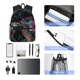 thumbnail image 4 of Fotbe Colorful Plant Turtle A Mochila Ligera Casual para Laptop para Hombres y Mujeres, Mochila Impermeable de Uso Diario, Mochila para Universidad, 4 of 6