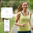 thumbnail image 4 of Wrongduck SR7 Fitness Tracking Ring for Women and Men, Bluetooth Activity Tracker Ring with 128 Sports Modes, Sleep Tracking, IP68 Waterproof, No Subscription, 4 of 8