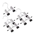 thumbnail image 2 of Colgador de armario, abrazaderas organizadoras, pinzas para ropa de lavandería con gancho, soporte para botas, pinzas de ropa portátiles de alta negro, 2 of 9