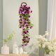 thumbnail image 4 of Artificial Wisteria Hanging Flowers Silk Hanging Vines Fake Wisteria Garland For Wedding Arch Wall Garden Fence Outdoor Indoor Decor Purple And White, 4 of 9