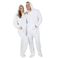 thumbnail image 3 of Footed Pajamas - Family Matching Frosted White Hoodie One Pieces for Boys, Girls, Men, Women and Pets - Infant - Small (Fits 0 - 3mos.), 3 of 6