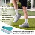 thumbnail image 4 of Men's Orthopedic Diabetic Wide Walking Shoes: Comfortable Arch Support Plantar Fasciitis Sports Running Sneakers, Casual Swollen Bunion Work Tennis Shoes for Foot and Heel Pain Relief, 4 of 8