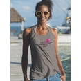 thumbnail image 2 of Positive Vibes Only Fashion Racerback Tank Women -Image by Shutterstock, Female Medium, 2 of 4