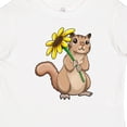 thumbnail image 4 of Inktastic Cute Chipmunk with Sunflower Boys or Girls Baby T-Shirt, 4 of 5